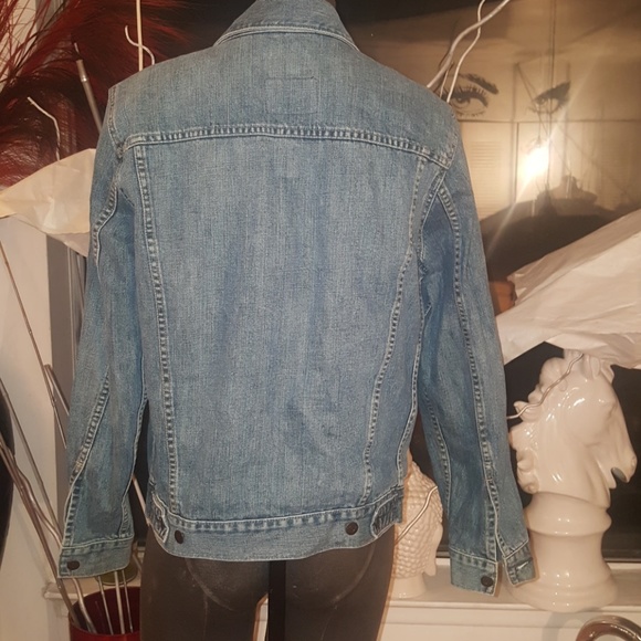 Gap Denim Jacket Blue Sz Small - Picture 4 of 8